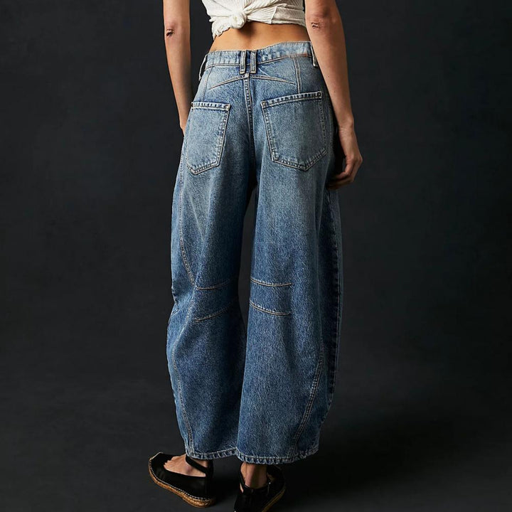 Barrel | High Waist Barrel Leg Jeans