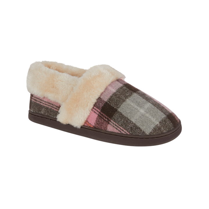 Sybil | Tartan Bootee Slippers