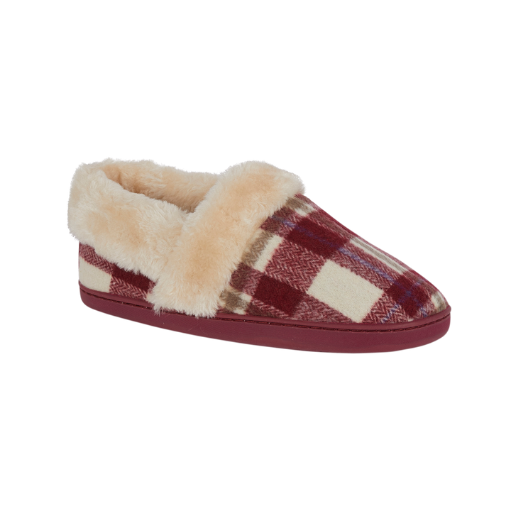 Sybil | Tartan Bootee Slippers