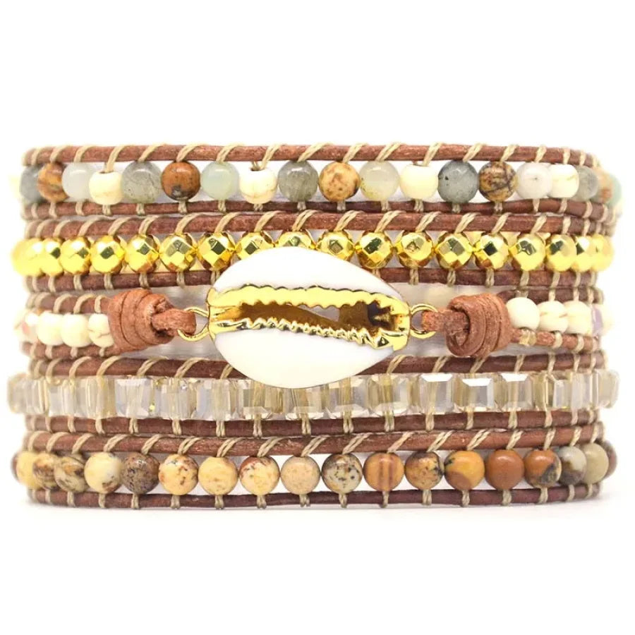 Arabella | Picture Jasper & Seashell Bead
