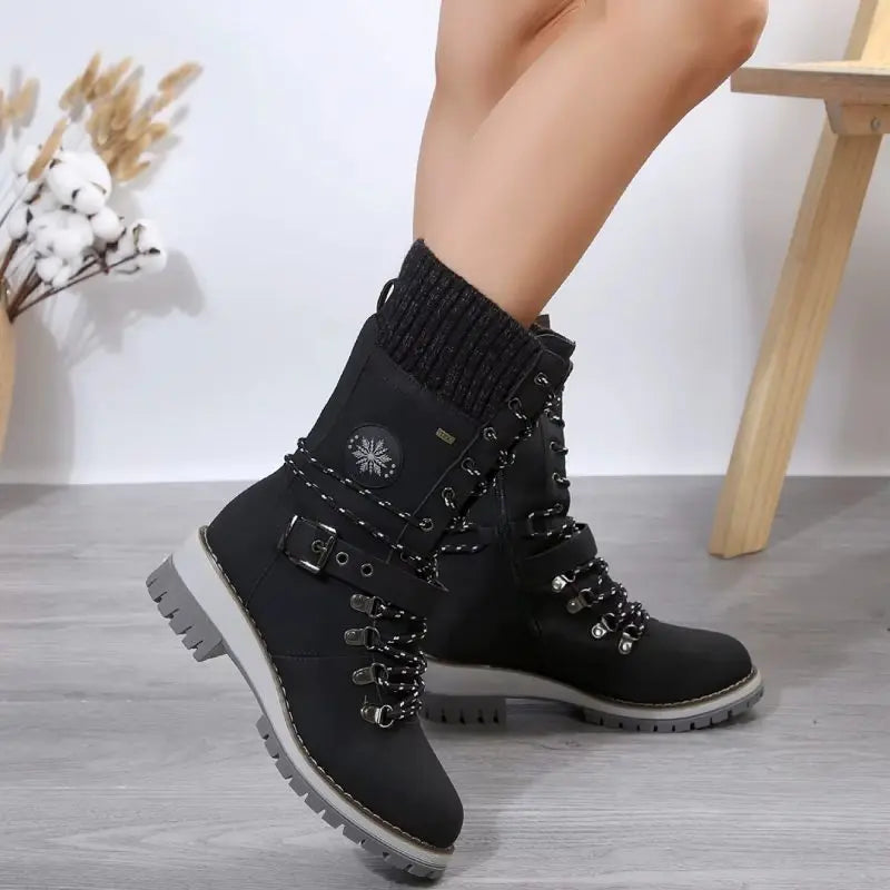 Sora | High Heel Winter Boots for Women | Stylish & Warm for Cold Weather