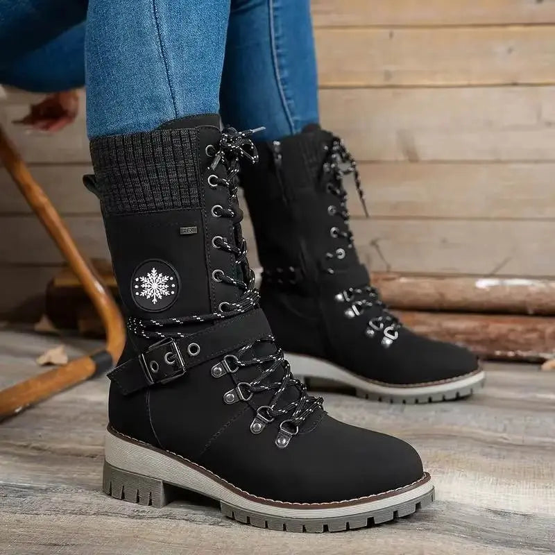 Sora | High Heel Winter Boots for Women | Stylish & Warm for Cold Weather