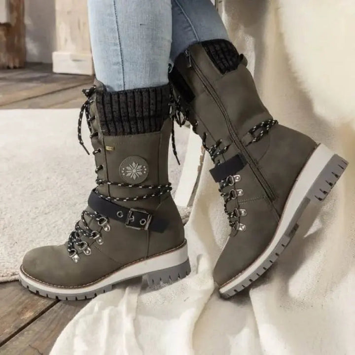 Sora | High Heel Winter Boots for Women | Stylish & Warm for Cold Weather