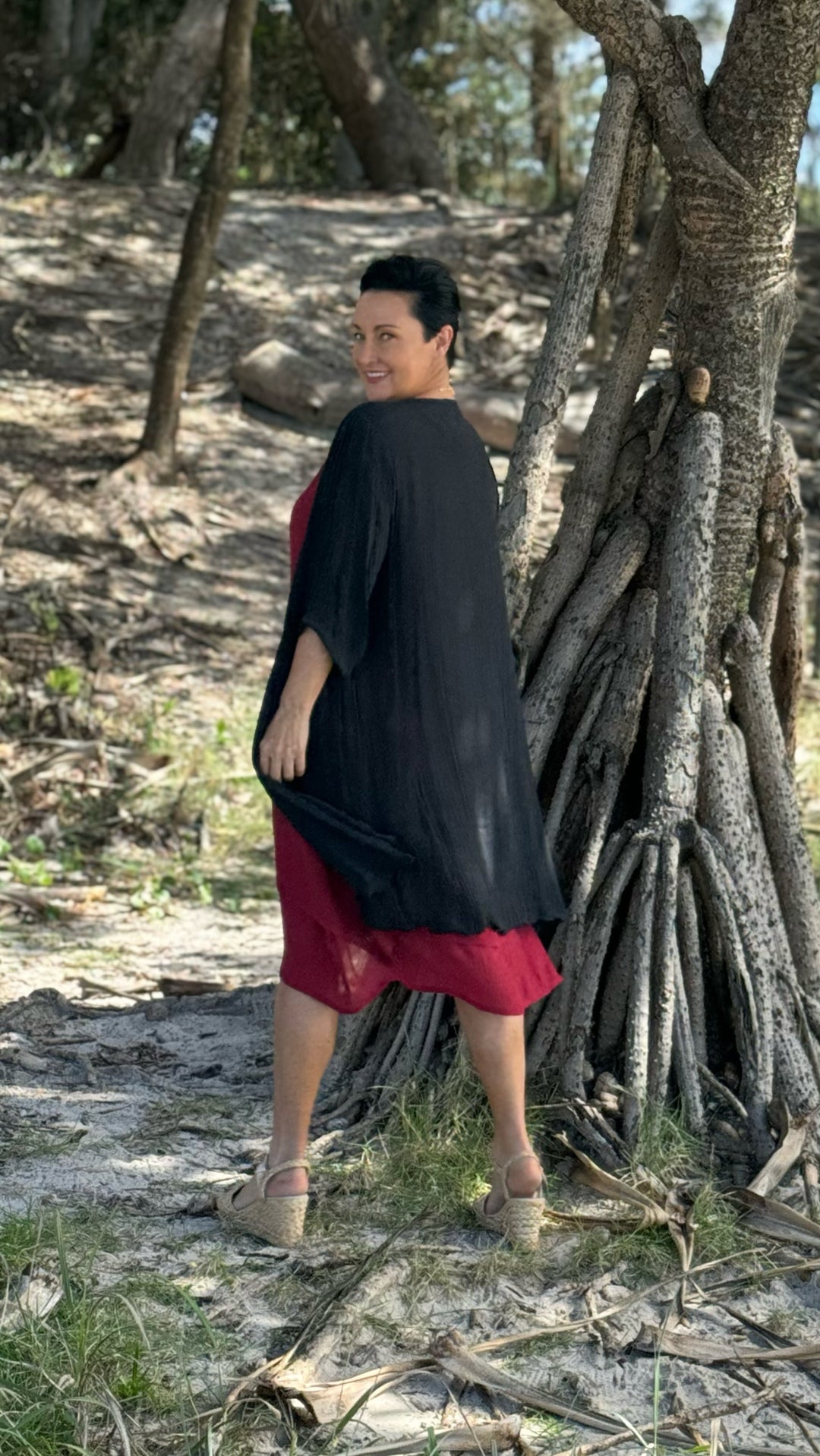 Winifred | Chelsea Dark Red Dress