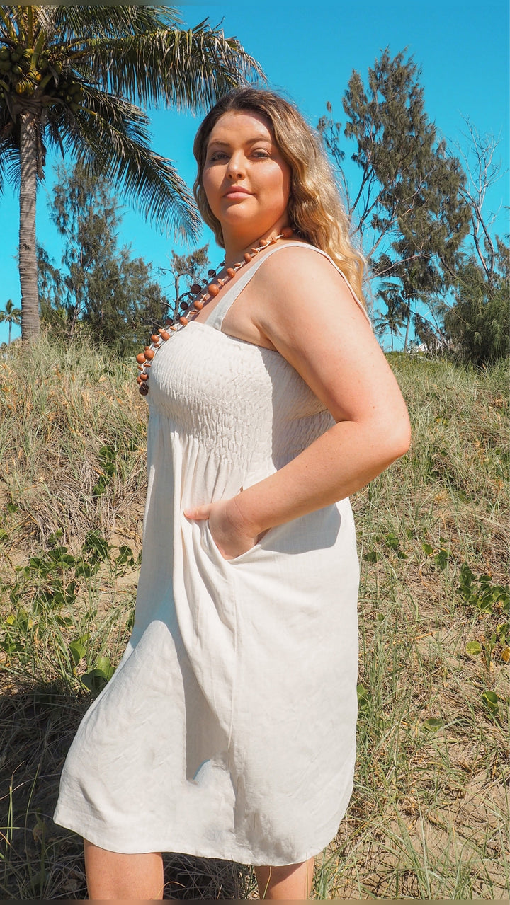 Cora | Linen 2-in-1 Relaxed Dress