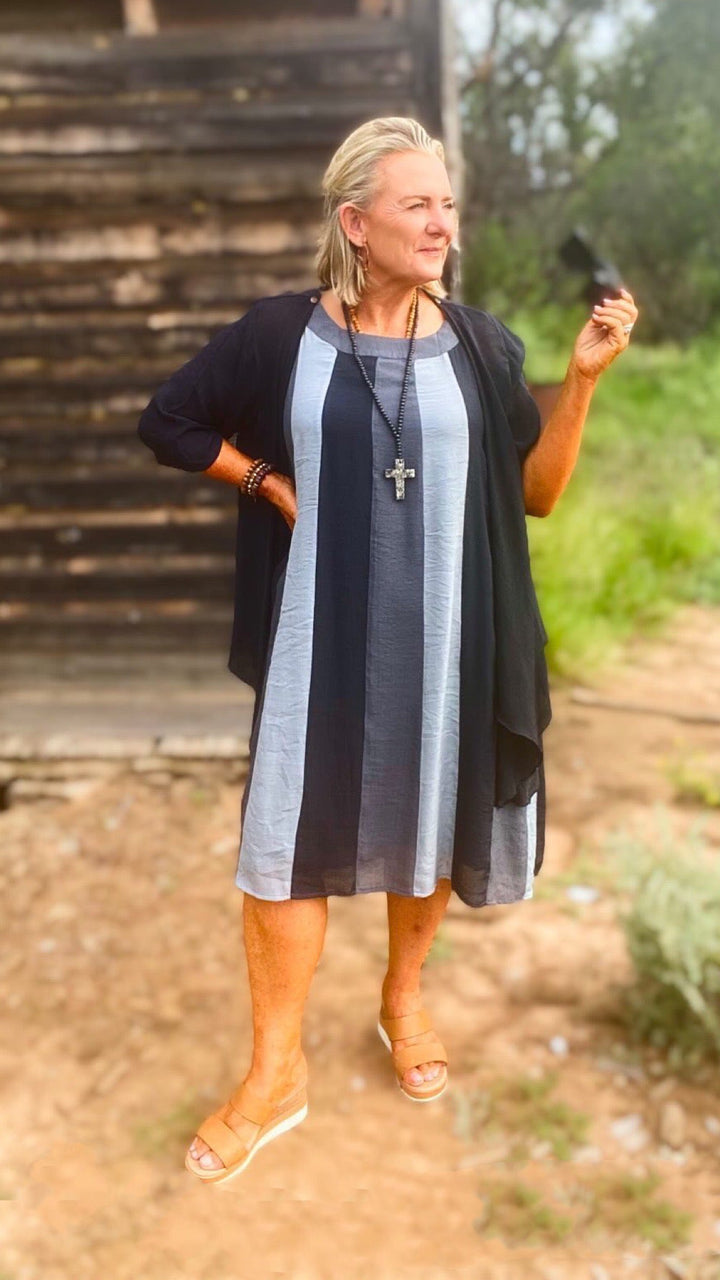 Vera | Liquorice Bamboo Dress