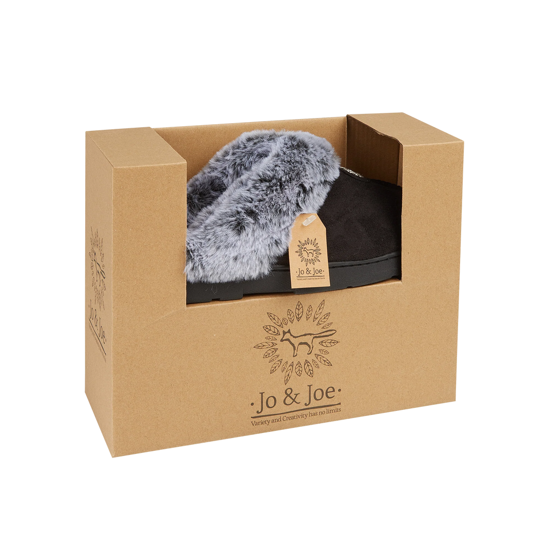 Henrietta | Faux Fur Mule Slippers