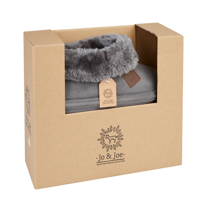 Rowena | Faux Suede Bootee Slippers