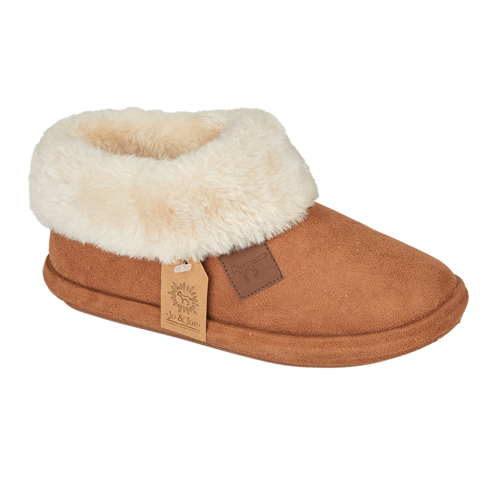 Rowena | Faux Suede Bootee Slippers