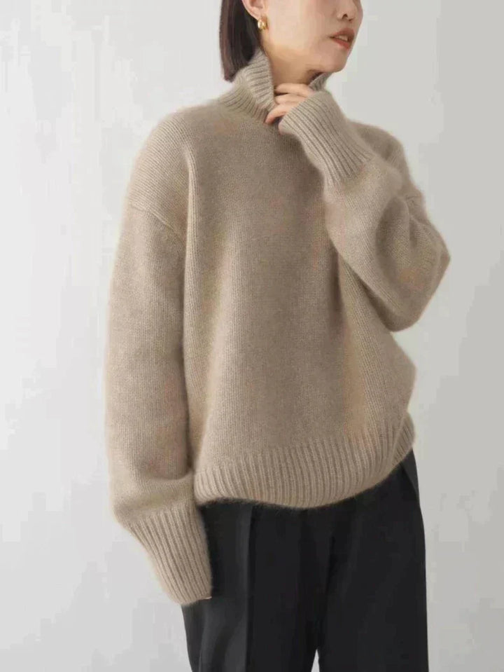 Monika | High Collar Sweater