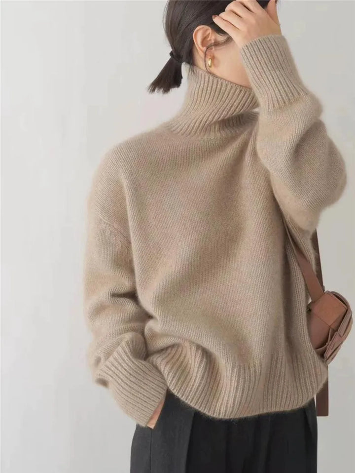 Monika | High Collar Sweater