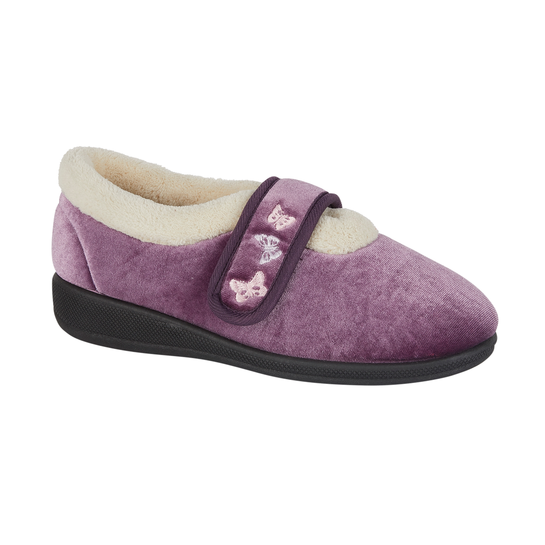 Temperance | Wide Fit Strap Slippers