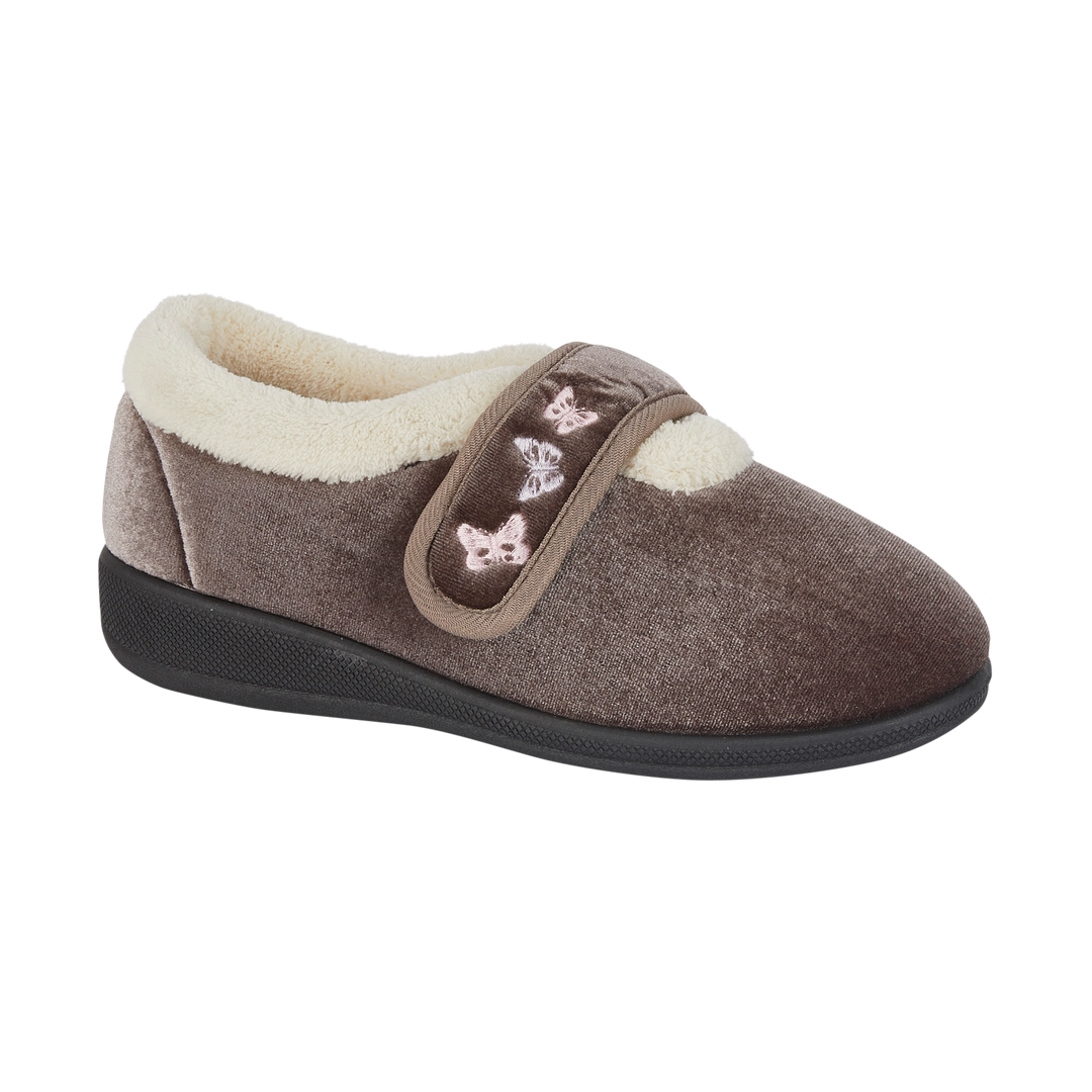 Temperance | Wide Fit Strap Slippers