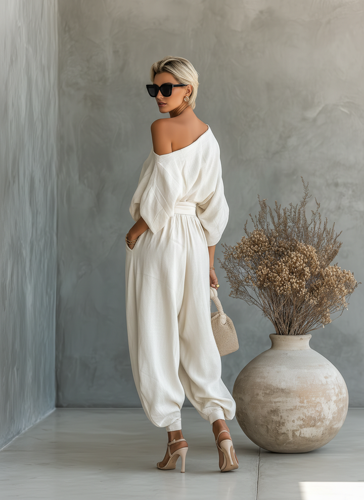 Lise | Soft Off-Shoulder Two-Piece Set
