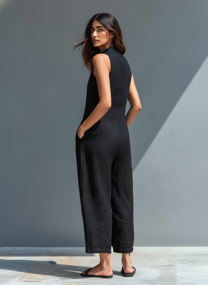 Nova | Sleeveless Minimalist Jumpsuit