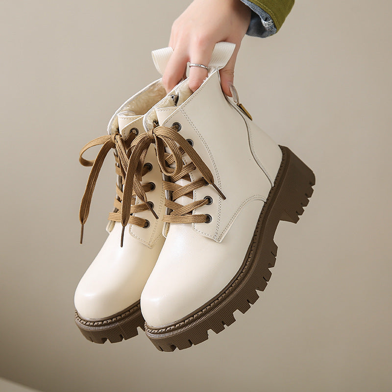 Fia | Lined Combat Boots