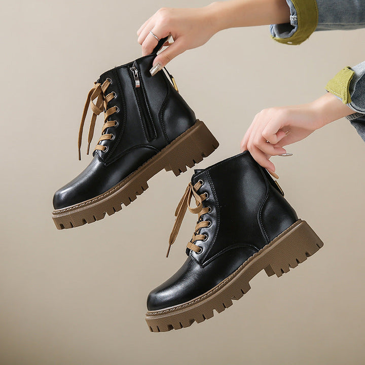 Fia | Lined Combat Boots