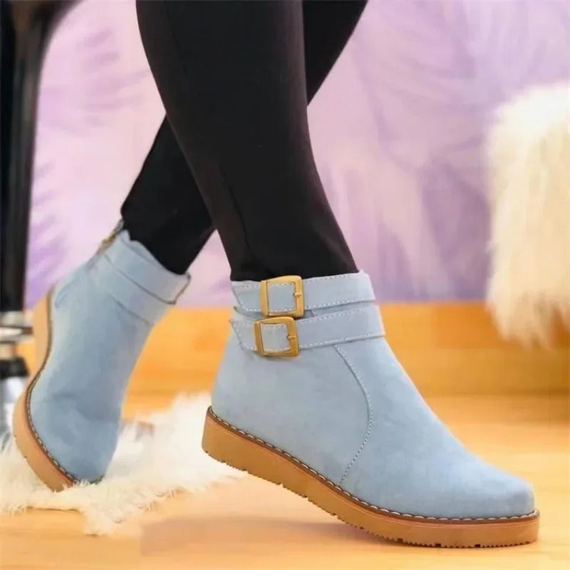 Noria | Women’s Ankle Boots with Double Buckle