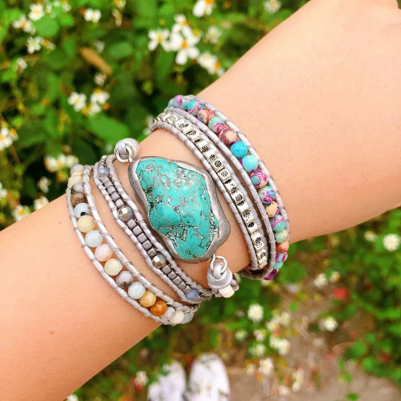 Celeste | Handmade Turquoise, Jasper & Amazonite