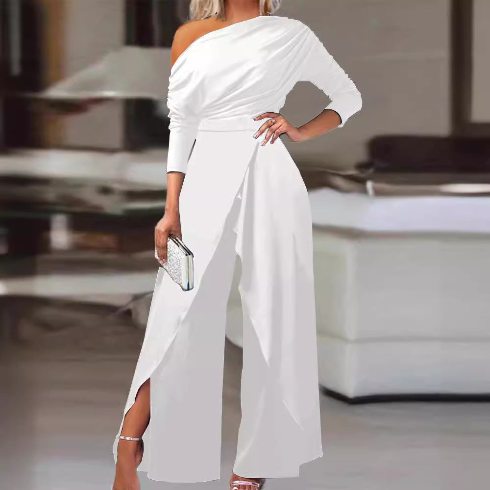 Leilani | Ruched Wrap Split Hem