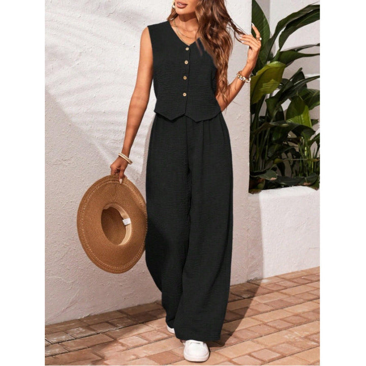 Charissa | Sleeveless V-Neck Top and