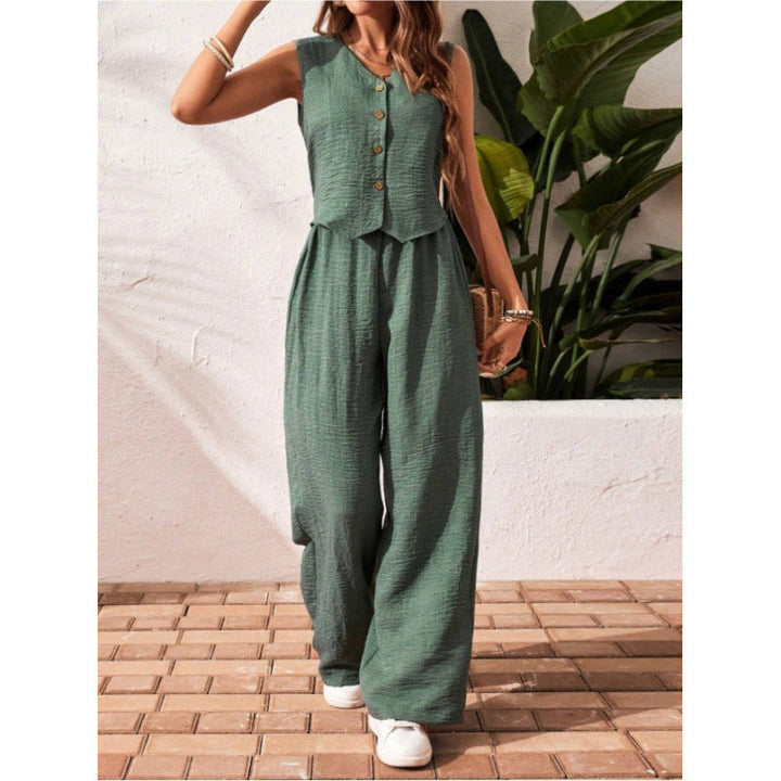 Charissa | Sleeveless V-Neck Top and