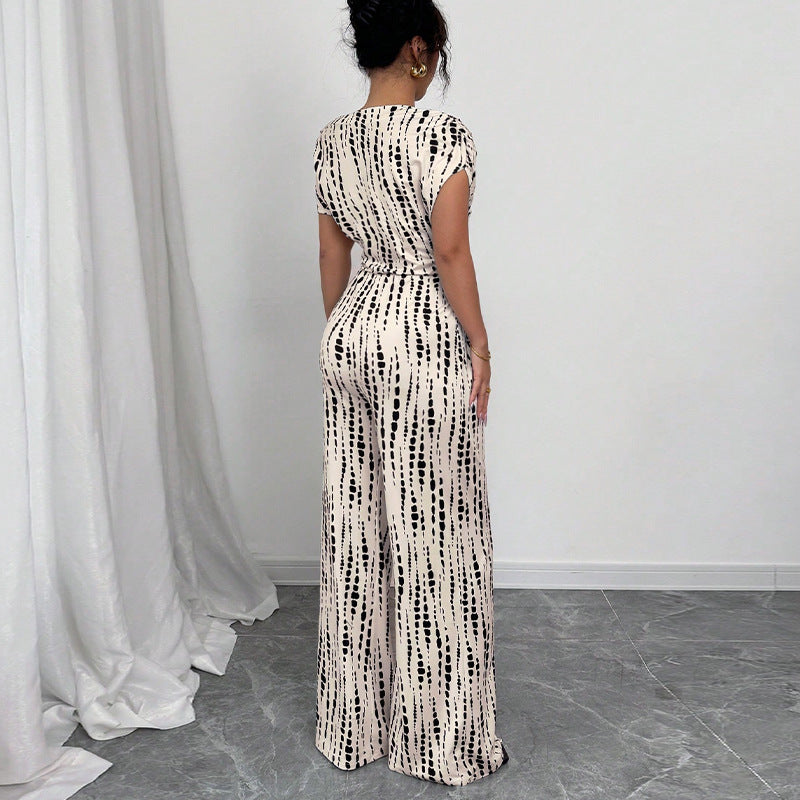 Kendra | Wide-Leg Oblique Strap Jumpsuit