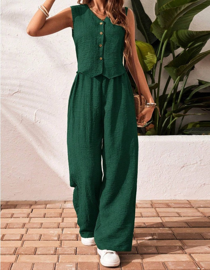 Charissa | Sleeveless V-Neck Top and