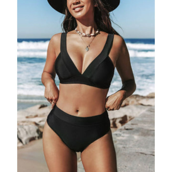 Hilde | Solid High-Cut Swimsuit