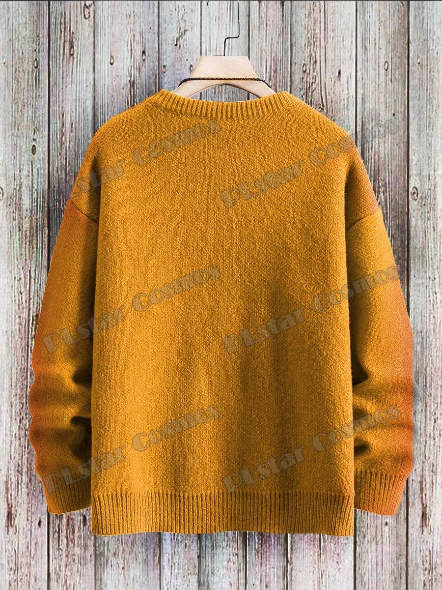 Harlequin | Abstract Cat Multicolor Pullover