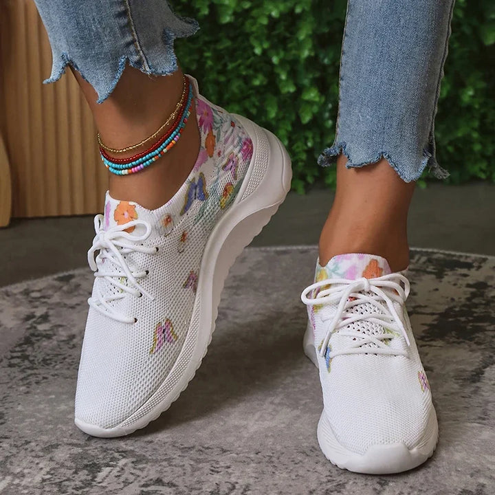 Nora | Print Platform Sneakers