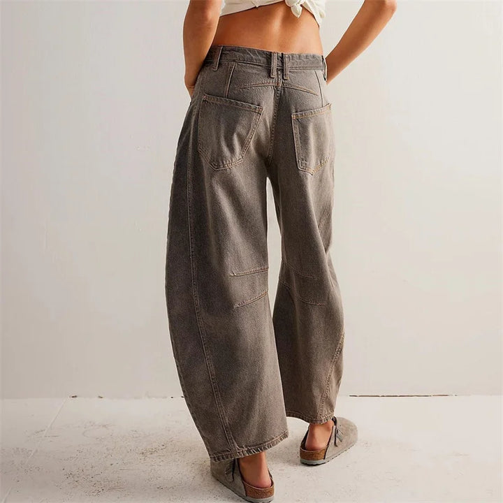 Barrel | High Waist Barrel Leg Jeans