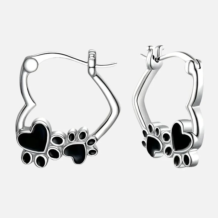 Amara | Heart Hoop Earrings