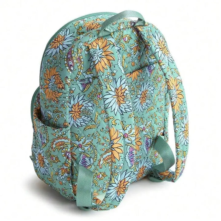 Malton | Daffodil Print Quilted Backpack