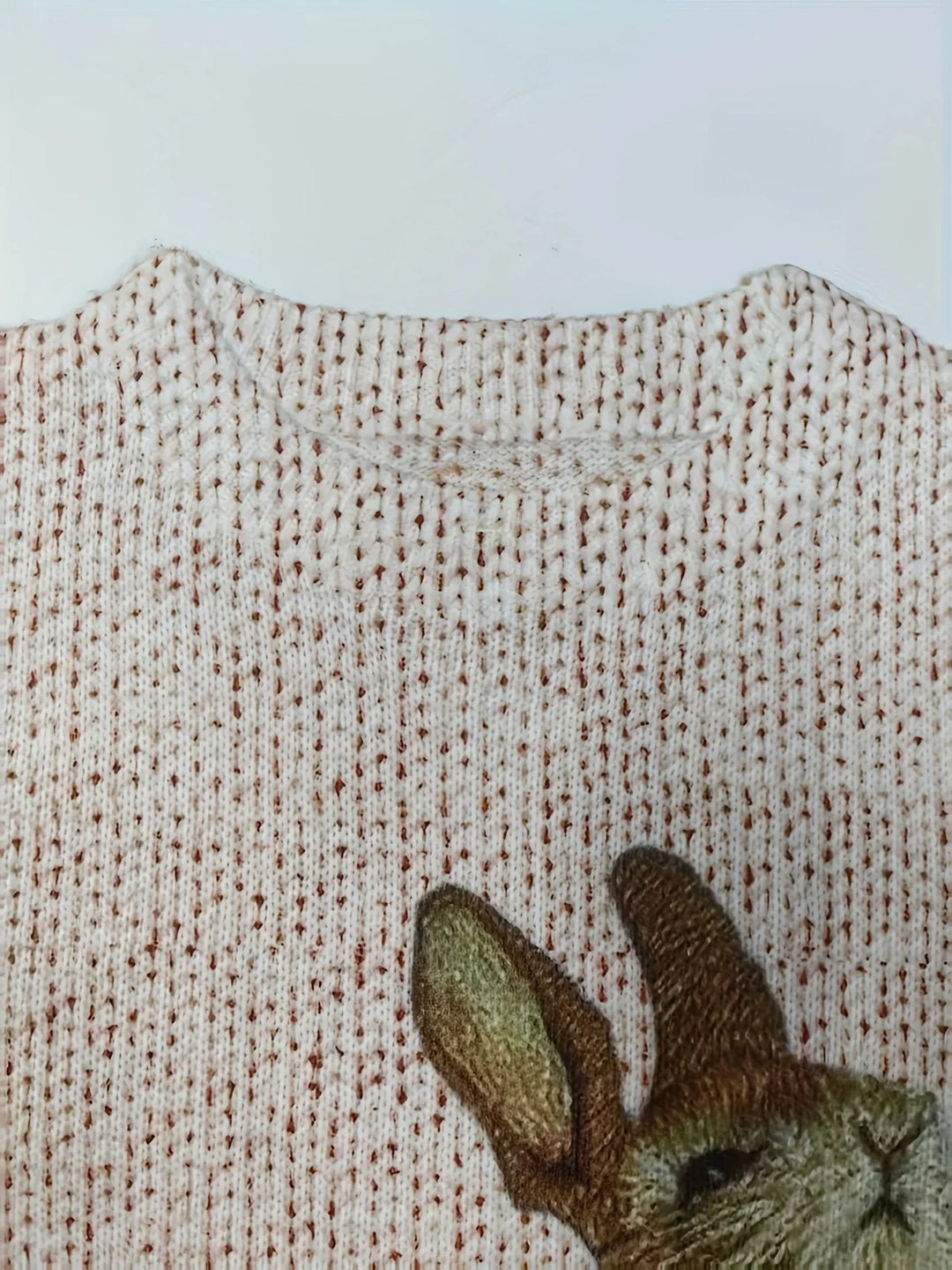 Willow | Animal Print Round-Neck Pullover