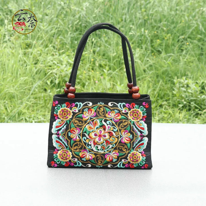 Harriet | Floral Garden Embroidered Bag