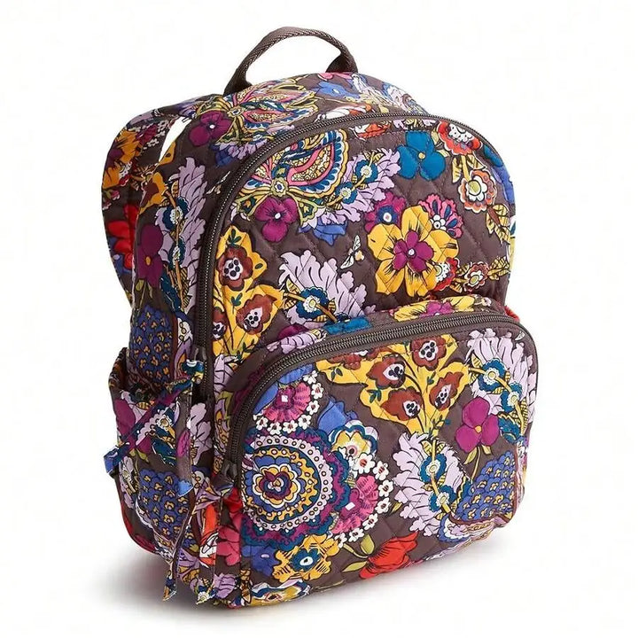 Helmsley | Bouquet Print Quilted Backpack