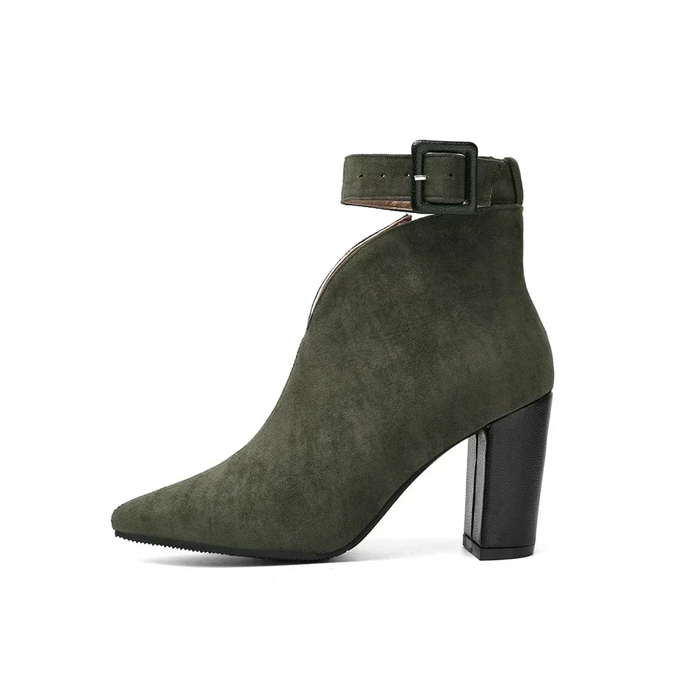 Eloise | Buckle Ankle Boots