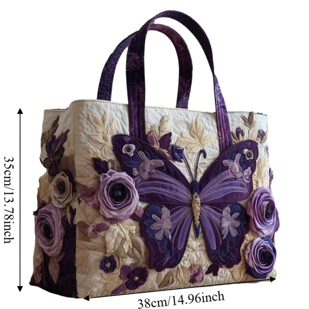Ashira | Butterfly Patterns Quilted Tote
