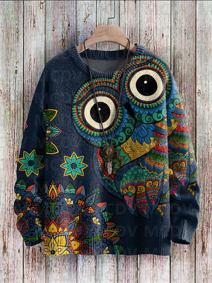 Vixen | Cute Fox Art Knit Pullover