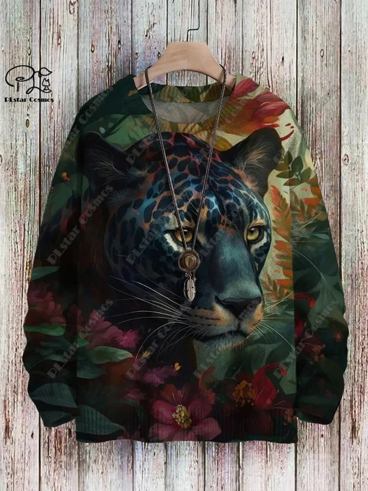 Safari | Cat Dog Cheetah Print Pullover