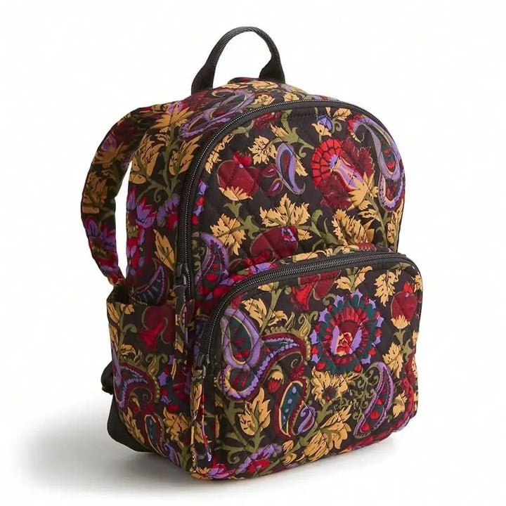 Harrogate | Midnight Paisley Quilted Backpack
