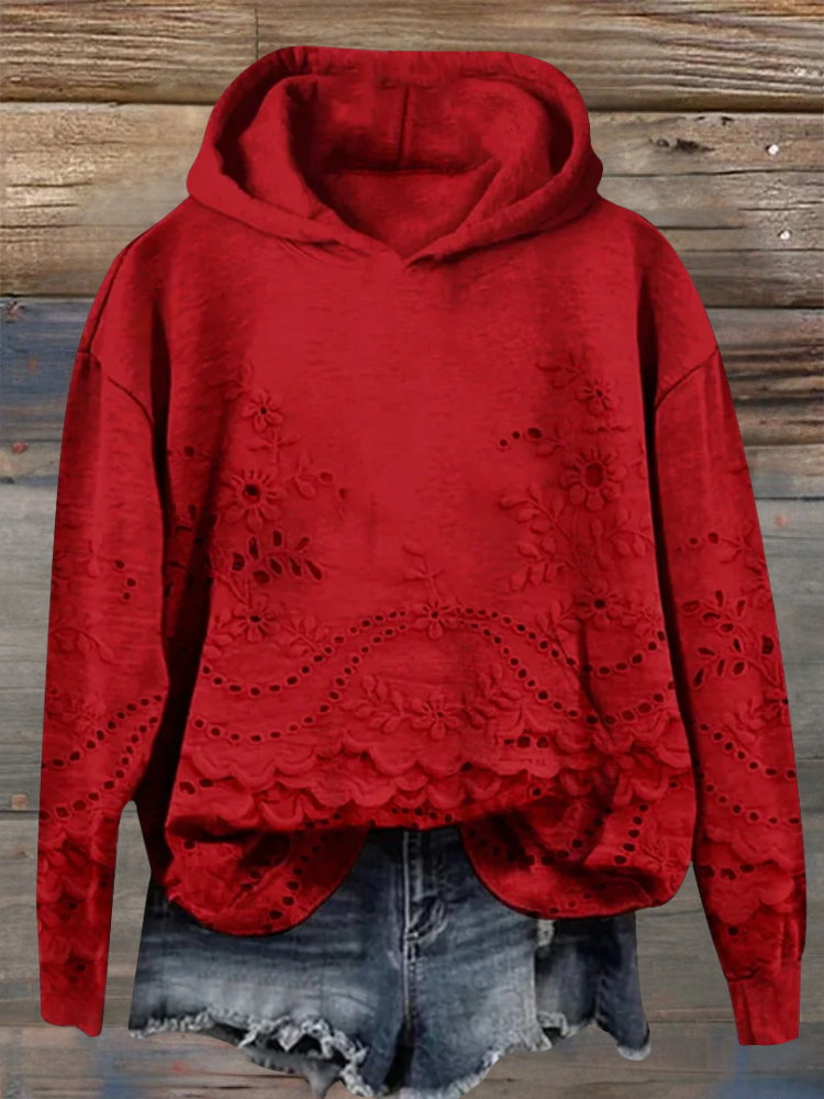 Saska | Chic Floral Hoodie