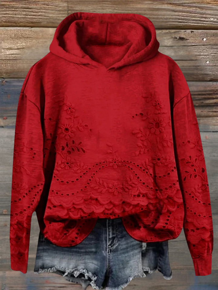 Saska | Chic Floral Hoodie