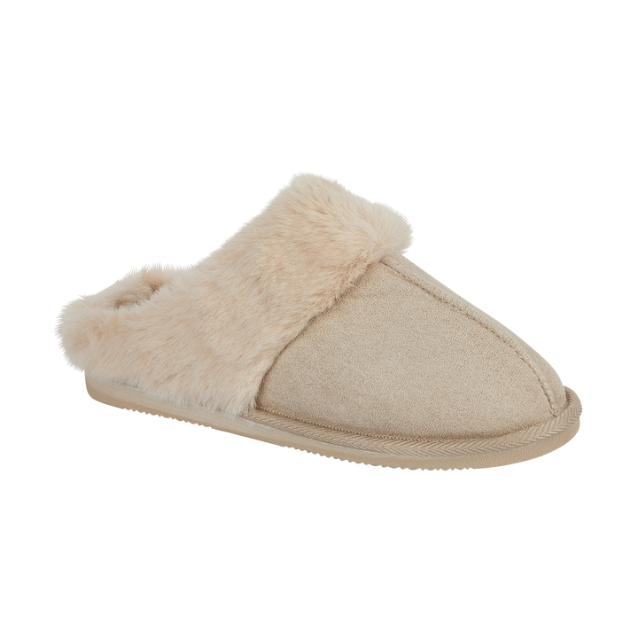 Georgiana | Faux Fur Mule Slippers