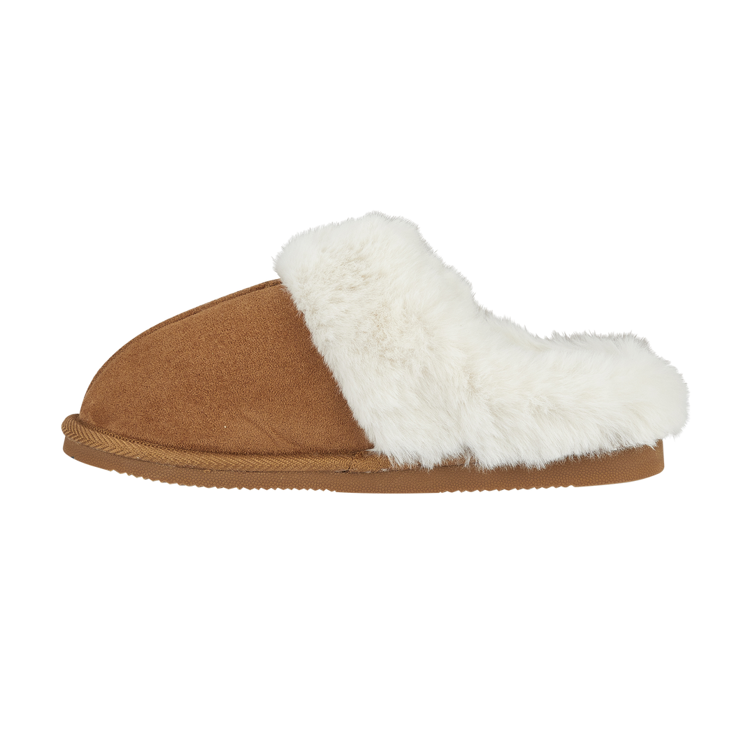 Georgiana | Faux Fur Mule Slippers