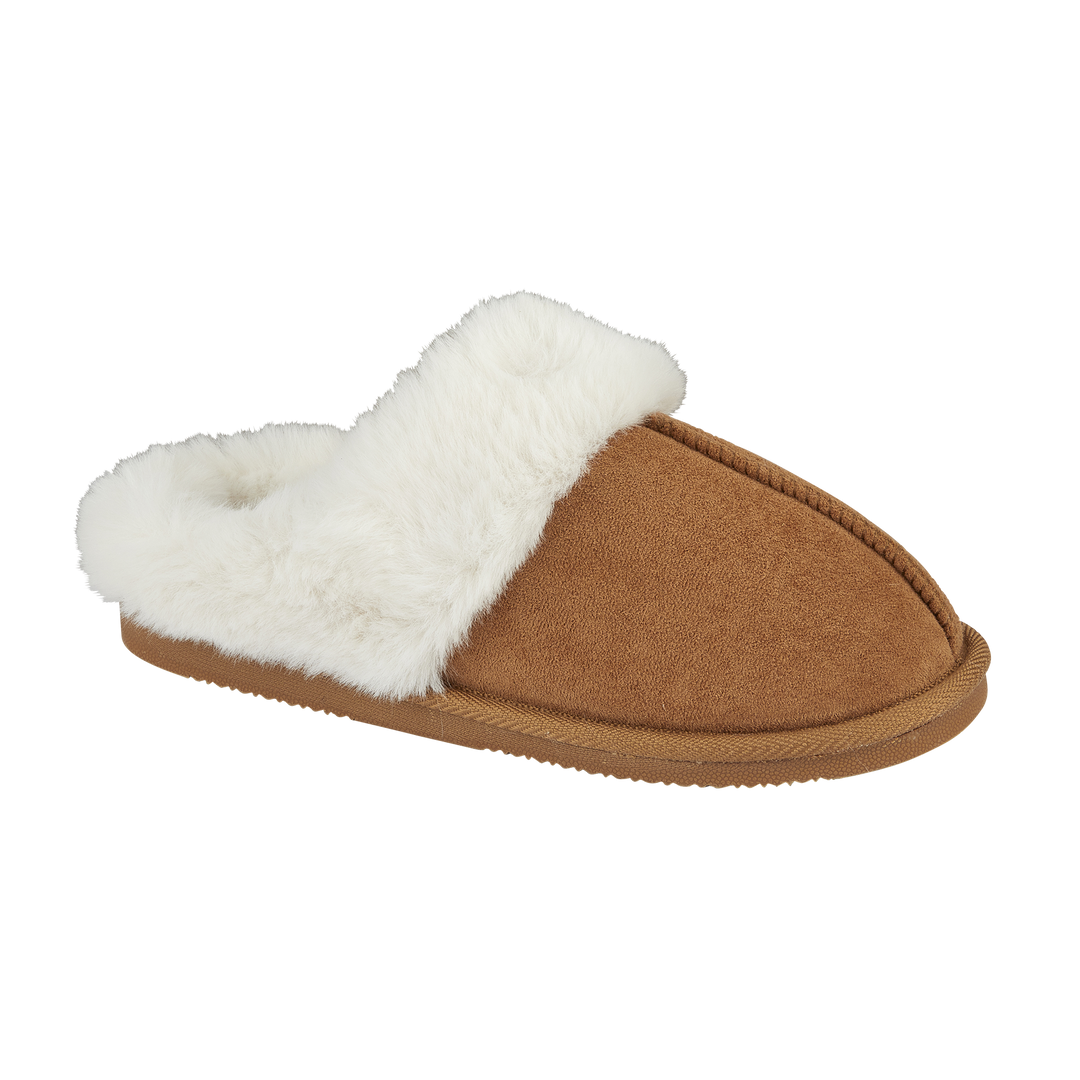 Georgiana | Faux Fur Mule Slippers