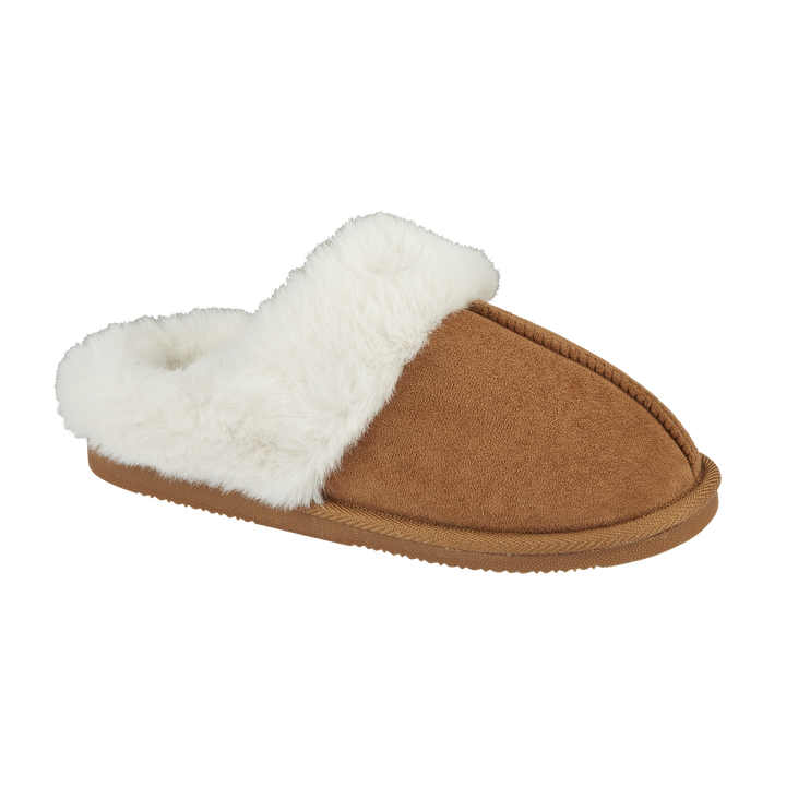 Georgiana | Faux Fur Mule Slippers