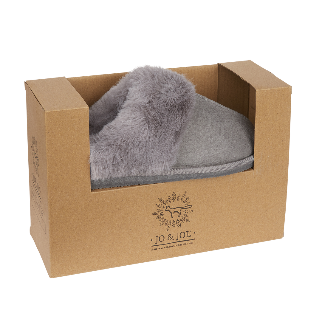 Georgiana | Faux Fur Mule Slippers