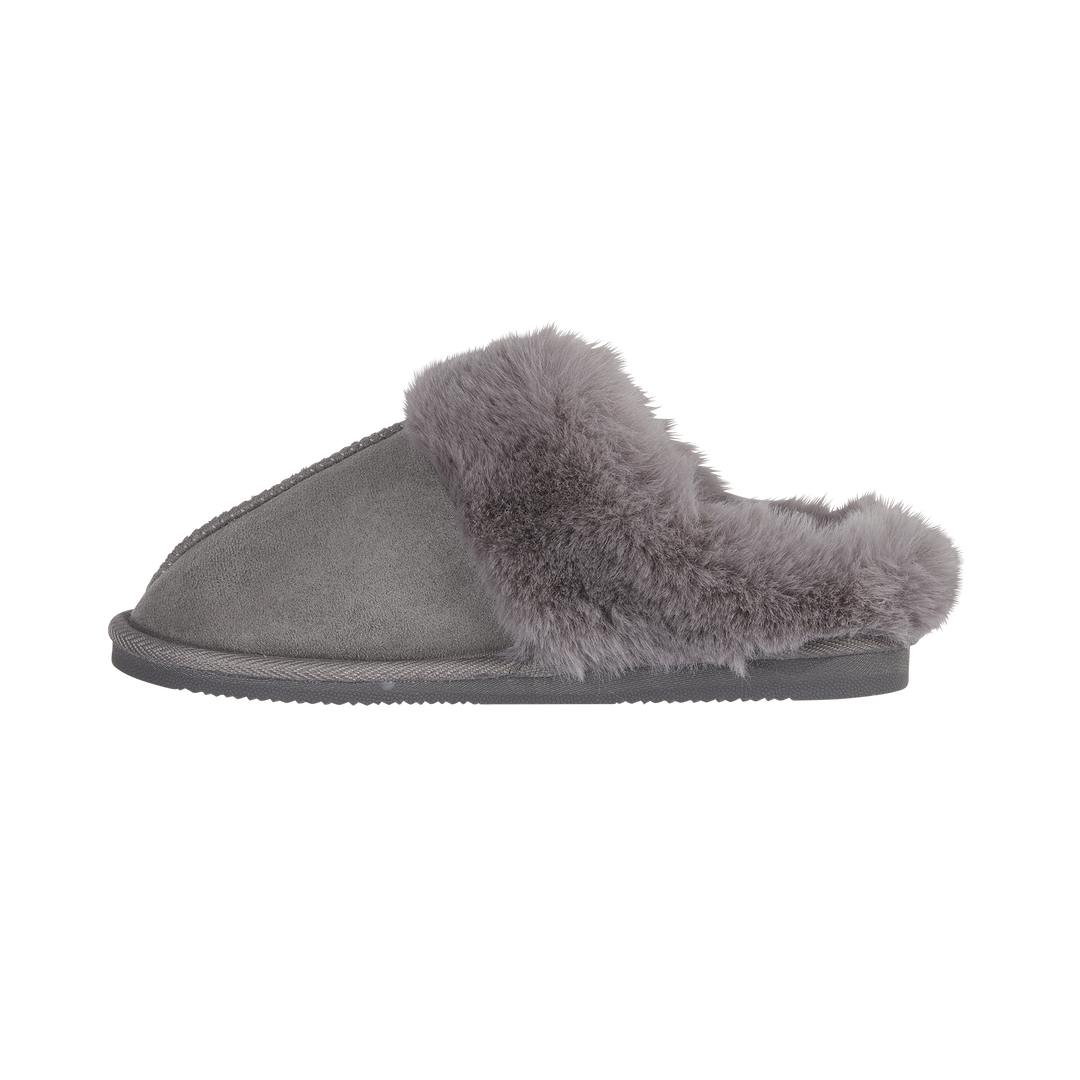 Georgiana | Faux Fur Mule Slippers